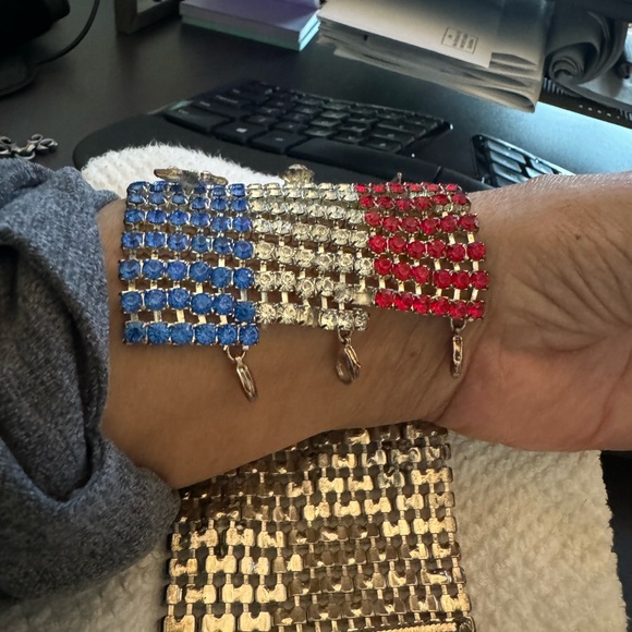 Rhinestone cuff - Picture 2 of 5